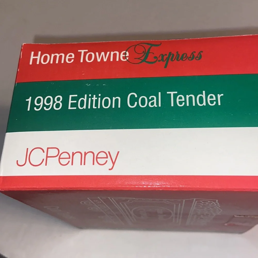 New in box Home Towne Express vintage 1998 Edition Coal Tender train car